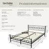 tectake® Metallbett Malta 140 x 200 cm Produktbild-Vorschau 5