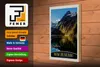 Holzschild Reise 20x30cm Neuseeland Meer Gebirge Natur Produktbild-Vorschau 3