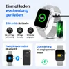 Siltcon® Smartwatch Pro Damen & Herren Silber – Produktbild-Vorschau 6