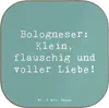 Mr. & Mrs. Panda Untersetzer für Gläser Spruch Bologneser Produktbild-Vorschau 1