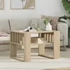 Salontafel Sonoma Eiken 66 x 49,5 x 45 cm Bewerkt hout Productafbeelding-voorbeeld 3