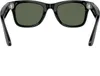 Ray-Ban Meta Wayfarer Montatura nera Lente verde 50-22 Anteprima dell’immagine prodotto 3