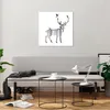 Bilder auf glas - Hirsch Herbst Wald Illustration - 60x60cm Produktbild-Vorschau 6