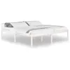 vidaXL Seniorenbett Weiß 200x200 cm Massivholz Kiefer Produktbild-Vorschau 1