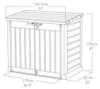 Coffre universel Keter Store It Out MAX env. H 125 x L 146 Voir les images du produit 21