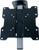 A black and gray flat panel ceiling mount is shown against a white background. Produktbild-Vorschau