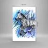 Bilder auf glas - Einteilig - Zebra Streifen Tierwelt Pelz Produktbild-Vorschau 3