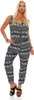 Damen Jumpsuits Elegant bequem Einteiler; Dunkelblau/S/M Produktbild-Vorschau 1