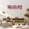 Bild auf Leinwand - Leinwandbild - 3 Teile - Rosa golden Produktbild-Vorschau 7