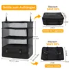 3 Schicht Hängeregal Kleiderschrank Organizer Faltbar Produktbild-Vorschau 2