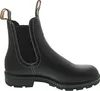 A single black leather boot shown from the side against a white background. Náhled obrázku produktu