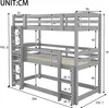 Flieks Etagenbett mit 2 Leiter und 2 Set Lattenrost Produktbild-Vorschau 7