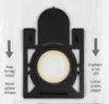 Close-up of a vacuum cleaner bag with instructions in multiple languages. Produktbild-Vorschau