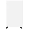 vidaXL Stojak na drukarkę z kółkami Biały 60x40x68,5 cm Podgląd zdjęcia produktu 5