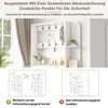 Merax Garderobe mit 6 Klapptüren und Haken,  3-in-1 Produktbild-Vorschau 8