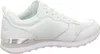 A side view of a white Skechers sneaker. Voir les images du produit