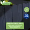 Šedý dřevěný zahradní plot 200 x 30 cm – Flexibilní Náhled obrázku produktu 8