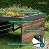 CASABEL Mähroboter Garage aus verzinktem Stahl in Schwarz Produktbild-Vorschau 7