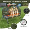SunJas Holzkohlegrill K-GN22A  Reisegrill Edelstahl Produktbild-Vorschau 3