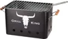 Barbecue rectangulaire BBQ-Grill King, zinc, 32 x 20 x 20 Voir les images du produit 1