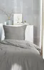 Primera Flanell Bettwäsche 155x220  stonewashed granit uni Produktbild-Vorschau 4