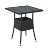 Juskys Polyrattan Gartentisch Yoro eckig - wetterfest 60x60 Produktbild-Vorschau 8