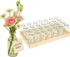 32x Glasflaschen Mini Vasen Deko Hochzeit Vintage Tischdeko Produktbild-Vorschau 1