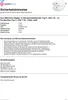 A document with product safety information and manufacturer details. Produktbild-Vorschau