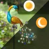 Lampada Solare A Forma Di Pavone – Decorazione Da Giardino Anteprima dell’immagine prodotto 14