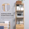 Kúpeľňová skrinka Kleankin, kúpeľňová skrinka z bambusu, Náhľad obrázku produktu 6