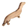 Articles ménagers en bois Cuisine Décor Chien en forme de Voir les images du produit 6