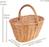 Creative Home Weidenkorb mit Henkel - 32 x 24 x 29 cm (+/- Produktbild-Vorschau 2