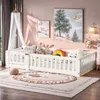 Kinderbett 120x200 cm Bodenbett mit Lattenrost und Produktbild-Vorschau 1
