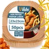 Vilde | Einsatz für Heißluftfritteuse - Braun - 23x23cm - Produktbild-Vorschau 2