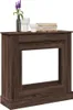 vidaXL Obudowa kominka brązowy dąb 90x30x90 cm materiał Podgląd zdjęcia produktu 2