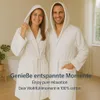 Betz Bademantel mit Kapuze FULDA Größe  S/M Farbe weiß Produktbild-Vorschau 2