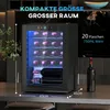 HOMCOM Weinkühlschrank 20 Flaschen 53L 5-18℃ Produktbild-Vorschau 3