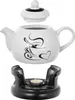 KADAX Théière 1L avec réchaud Set, Cafetière en porcelaine Voir les images du produit 5