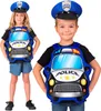 Two children wearing police costumes. Produktbild-Vorschau