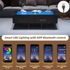 okwish Table basse laquée avec 2 tiroirs et rangement Voir les images du produit 5