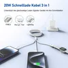 3-in-1-Ladekabel für Apple Watch und iPhone, 2M PD60W für Produktbild-Vorschau 2