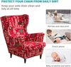 Topchances 2 Piece Wing Chair Cover, kryty židlí Wing Chair Náhled obrázku produktu 4