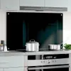 vidaXL Alzatina da cucina nera 100x60 cm in vetro temperato Anteprima dell’immagine prodotto 14