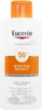 A product shot of a Eucerin sun lotion bottle. Voir les images du produit