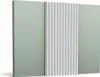 A 3D rendering of a wall panel with a fluted design. Náhľad obrázku produktu