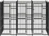 The Living Store Outdoor-Hundezwinger Stahl 5,53 m² Produktbild-Vorschau 2