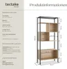 tectake® Regal Hastings inklusive Kippschutz, 75 x 31 x Produktbild-Vorschau 6