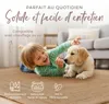 carpetfine Tapis de Jute Nele Beige 120x120 cm | Tapis Voir les images du produit 5