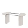 Esstisch OVARO ausziehbar Beige 100-188x90x75 cm – Moderner Produktbild-Vorschau 7