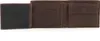 An open brown leather wallet is displayed against a white background. Produktbild-Vorschau